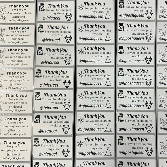 Gold Christmas Tree Poly Mailer’s 10x13 Pack of 25 - Picture 5 of 5